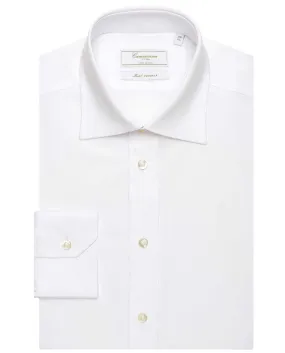 Camicia permanent bianca fitted potenza francese    