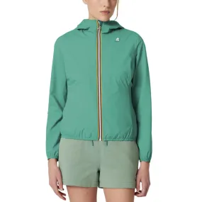 Lily Stretch Poly Jersey Green Palm