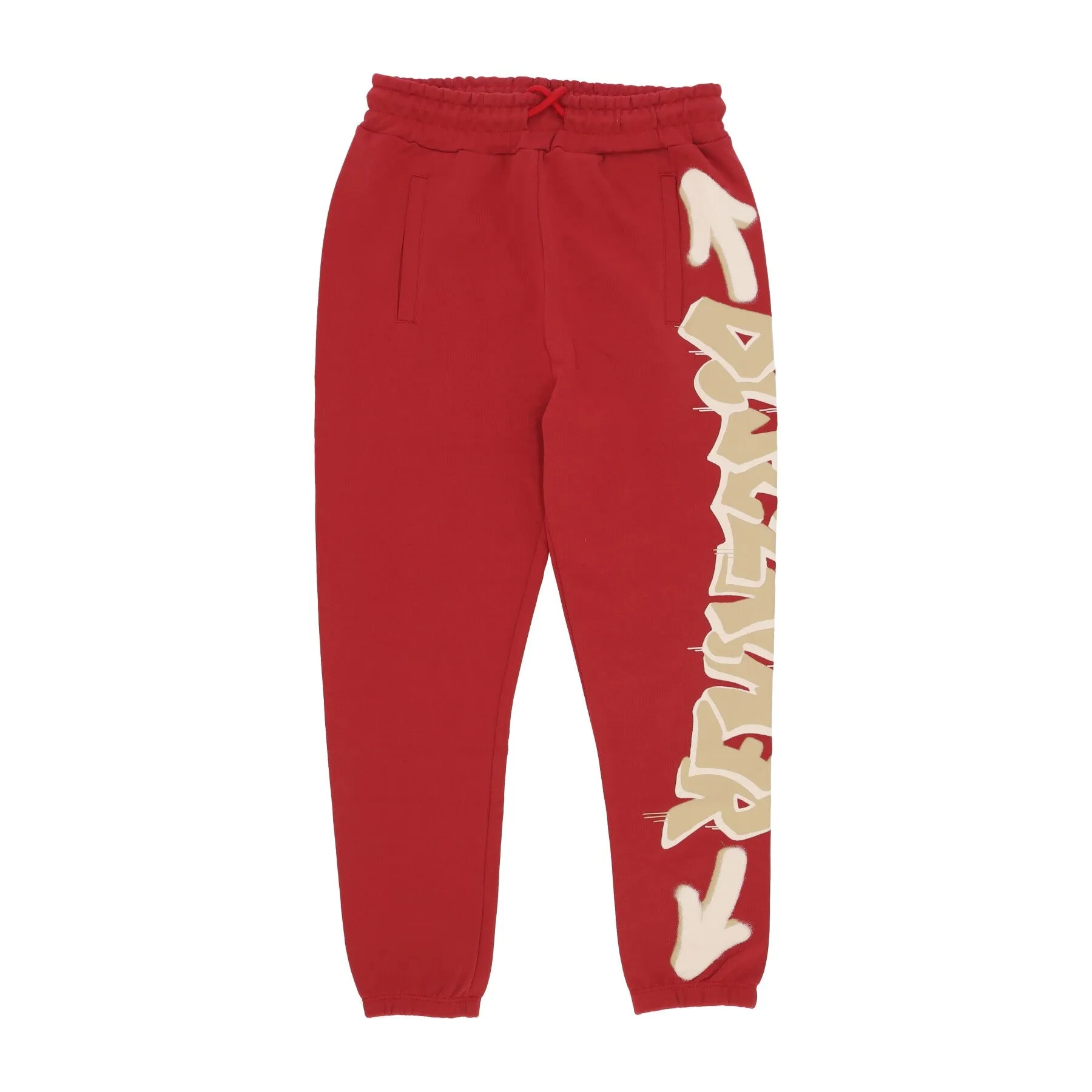 Pantalone Tuta Leggero Uomo Big Logo Pant Indian Red/st Brown